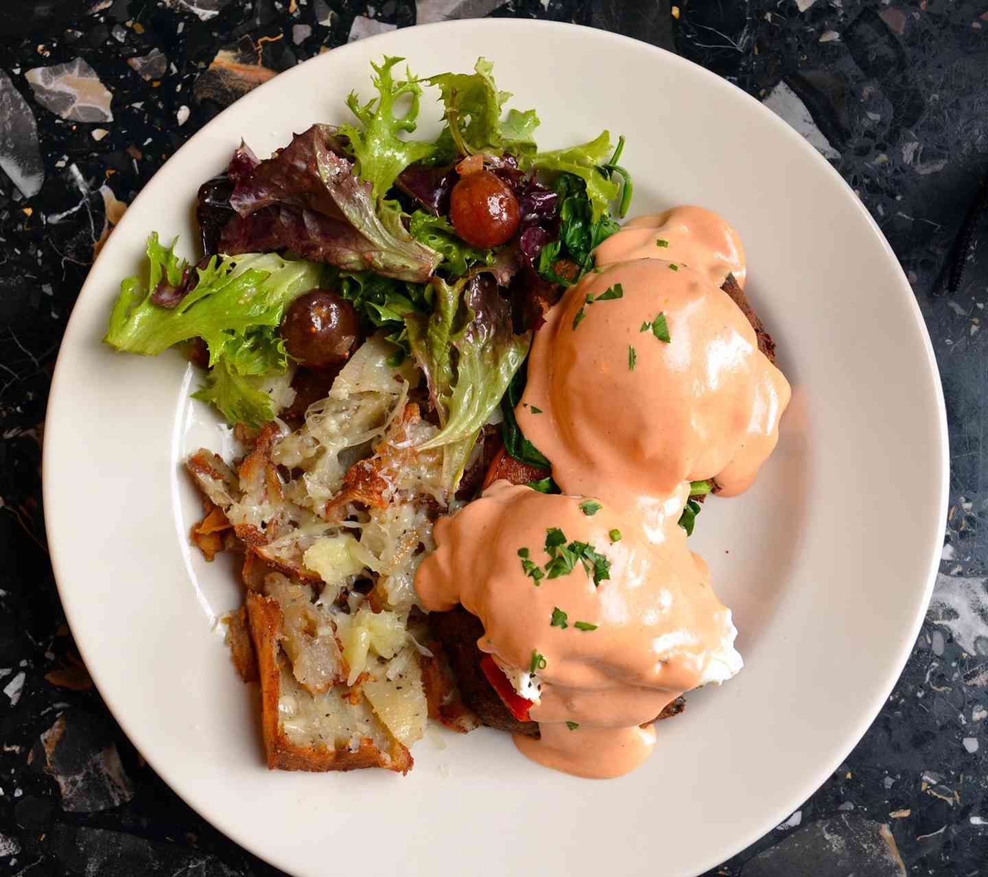 Black Bean Benedict*