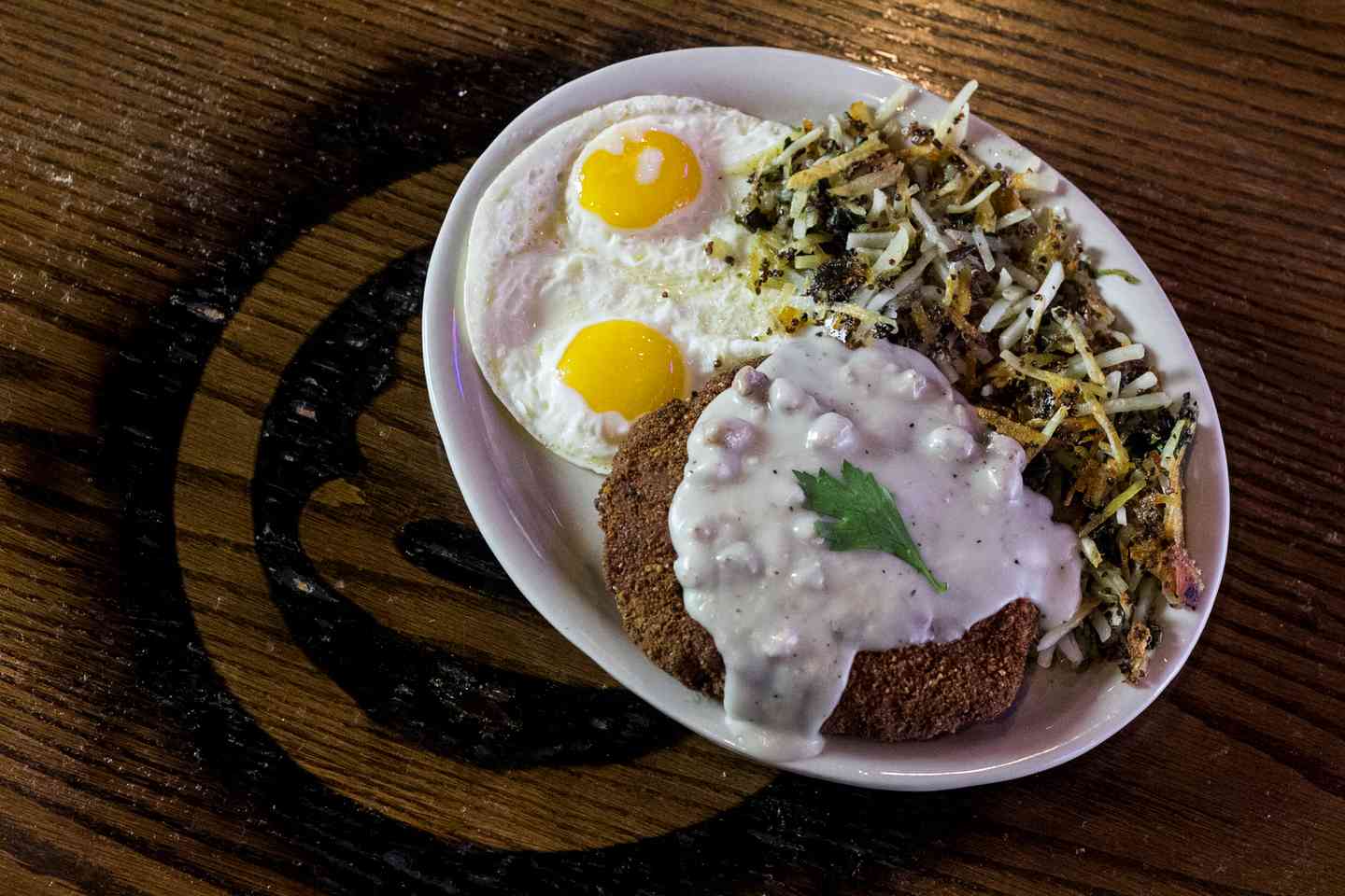Chicken Fried Steak and Eggs