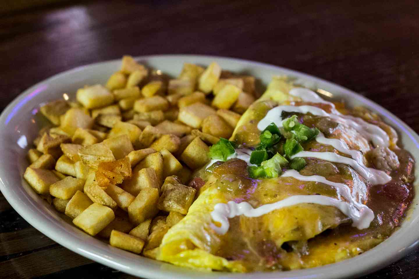 Green Chili Omelette