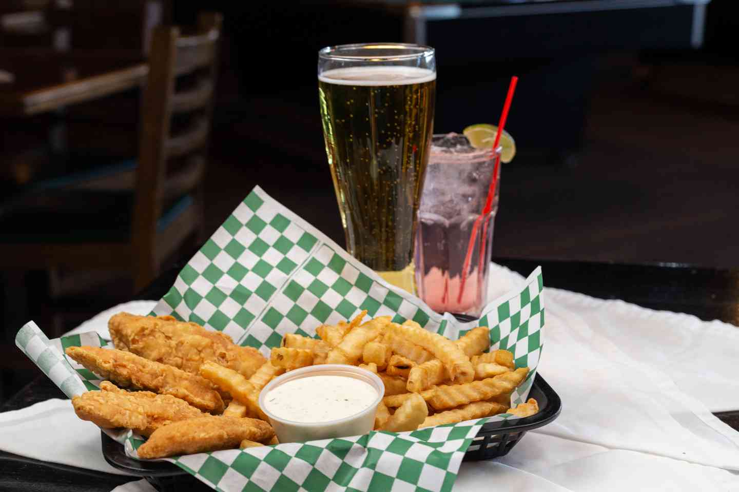 Chicken Strips with Fries