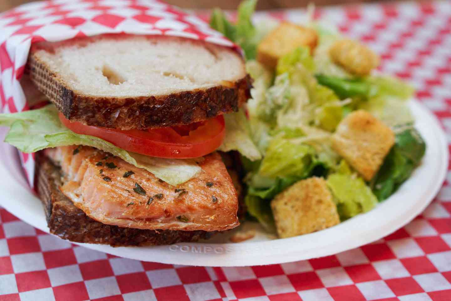 Smoked Salmon Sandwich