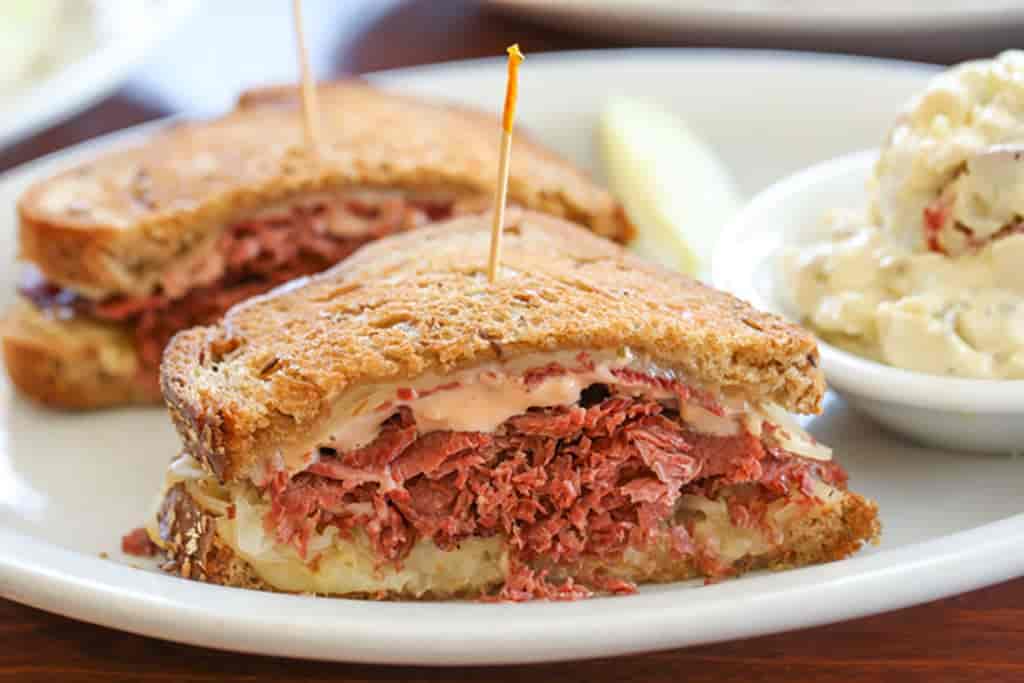 Reuben Sandwich Anytime Meals Corky's Kitchen and Bakery American