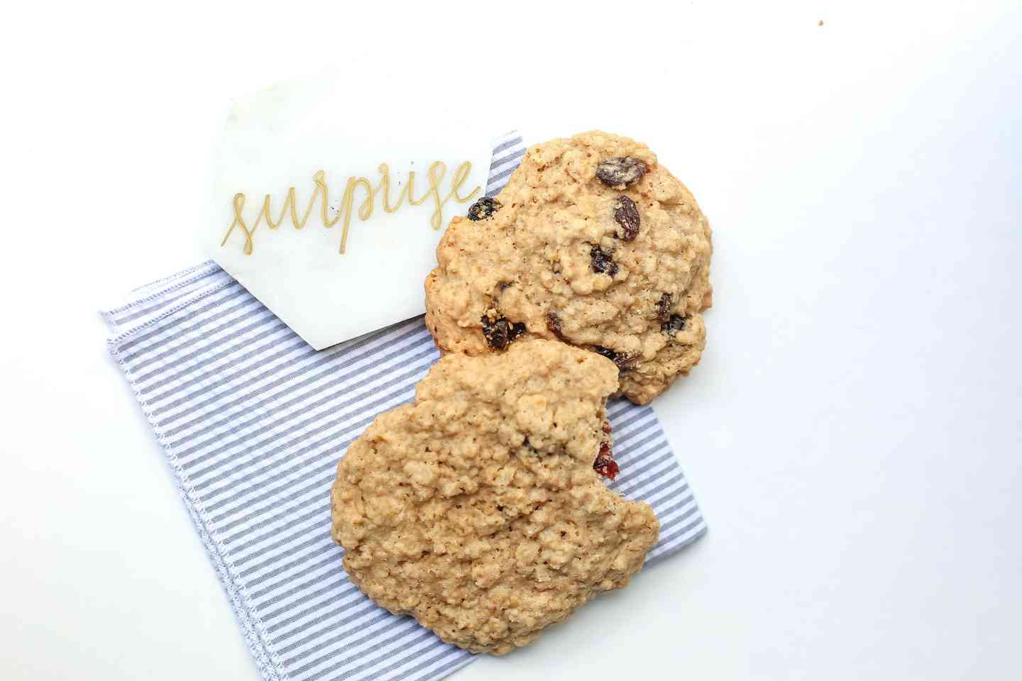 oatmeal and chocolate chip cookie