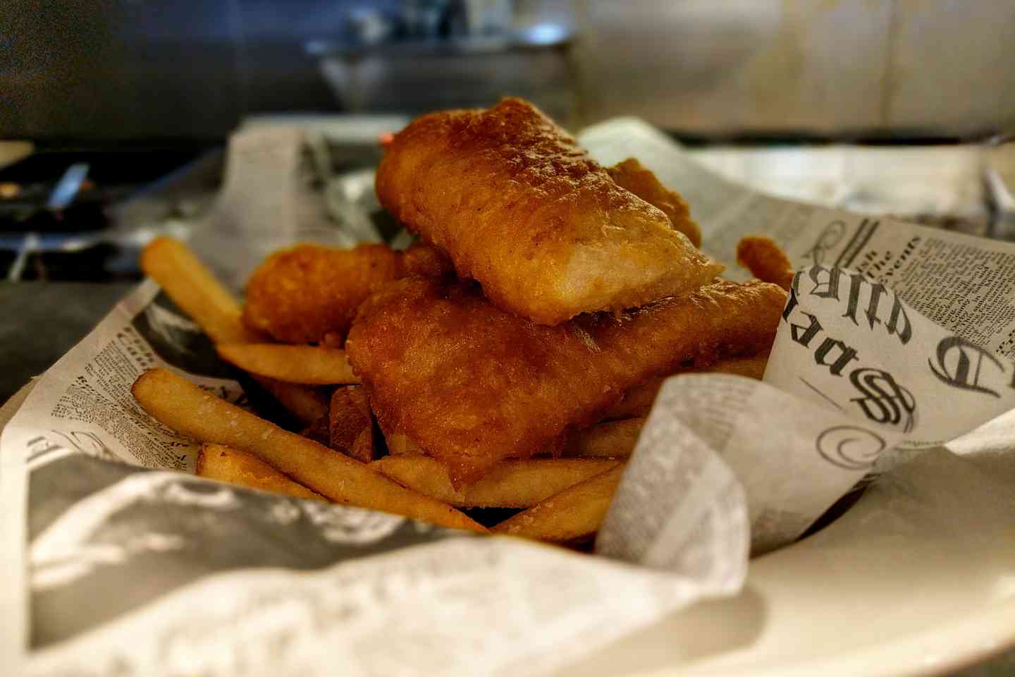 Curry Fish & Chips