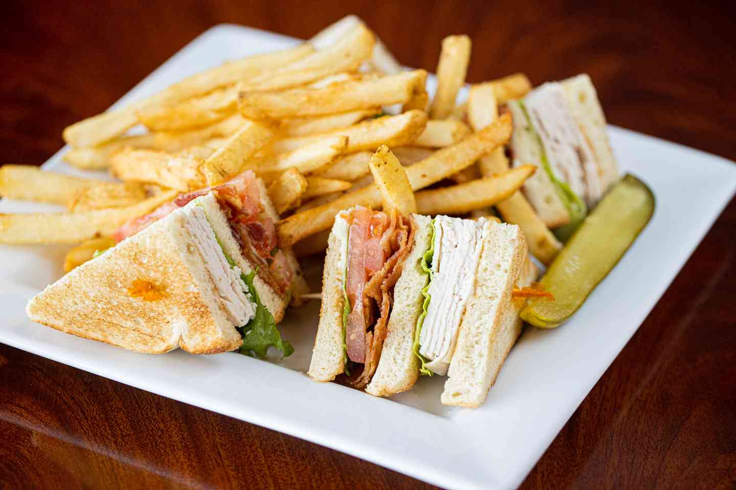 Classic Turkey Club Sandwich