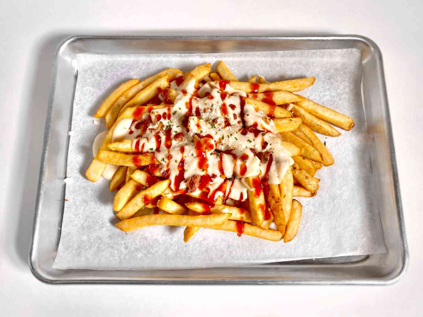 Alfredo Sweet Heat Loaded Fries