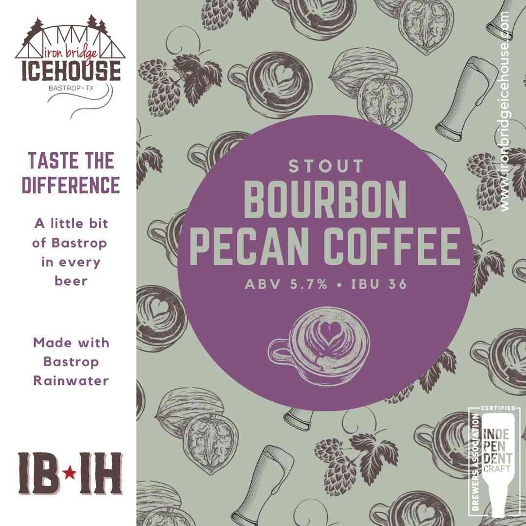 9. Bourbon Pecan Coffee Stout 5.7% | 36 IBU