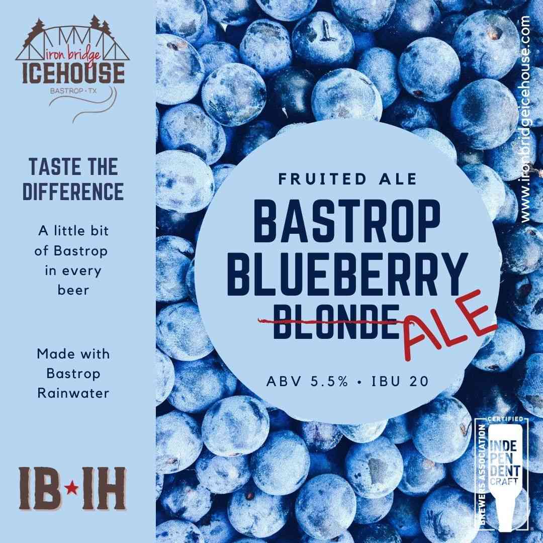 7. Bastrop Blueberry Ale 5.5% | 20 IBU