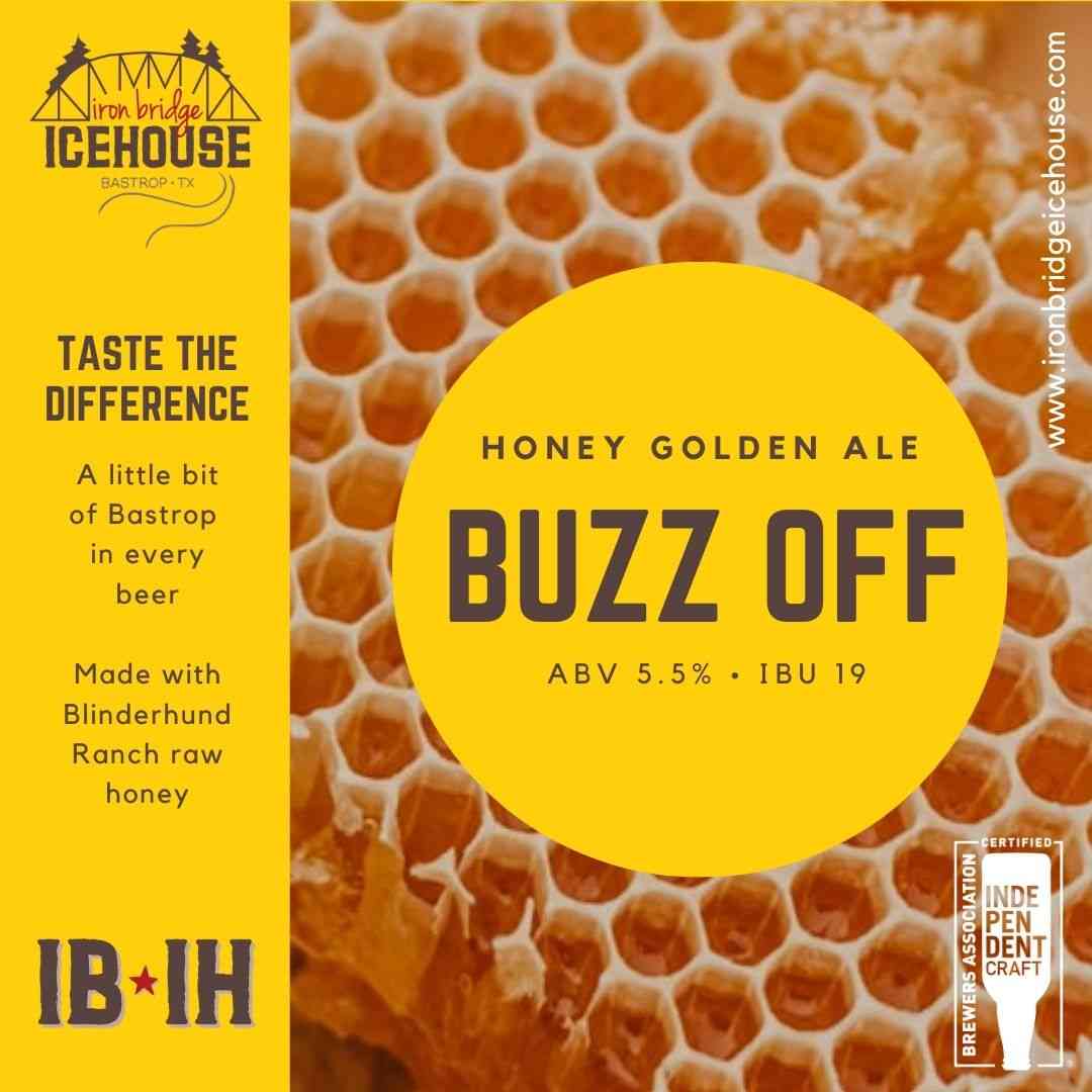 8. Buzz Off Golden Ale 5.5% | 19 IBU