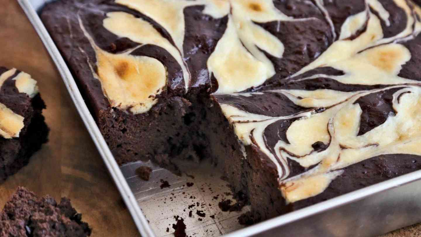 Cream Cheese Swirl Brownie