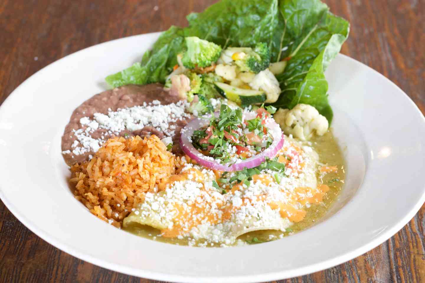 SOLID ROCK SMOKED CHICKEN ENCHILADAS*
