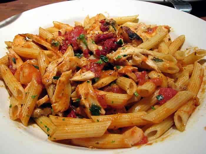 Penne Pasta with Marinara Sauce