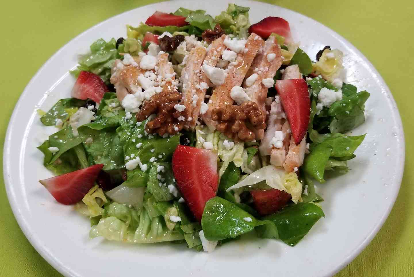 Strawberry Salad with Lemon Dijon Vinaigrette