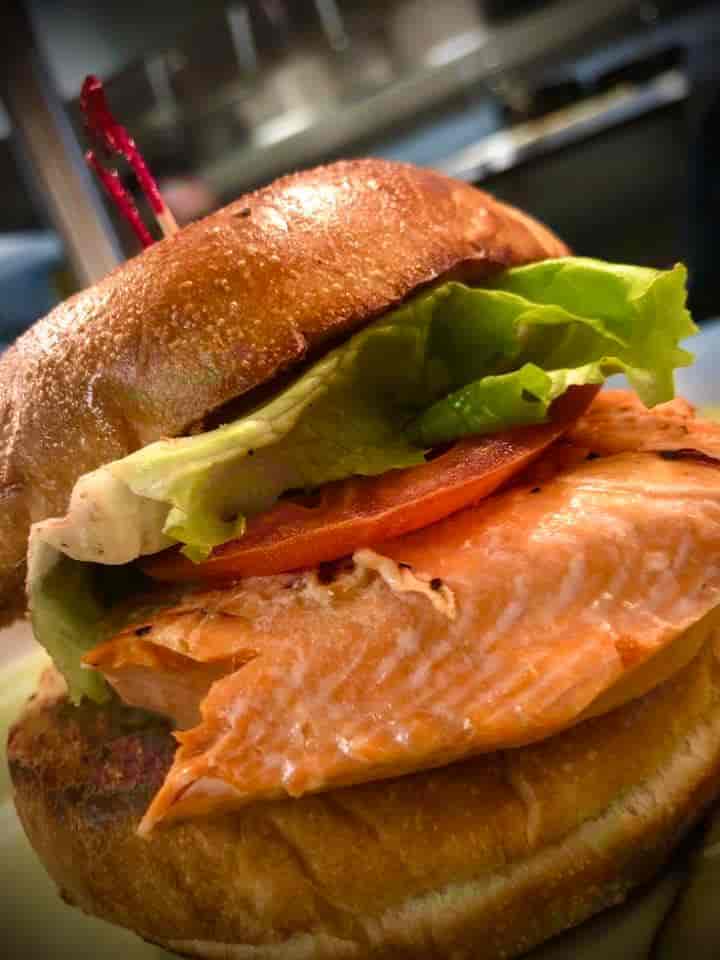 *Wild Alaskan Sockeye Salmon Sandwich