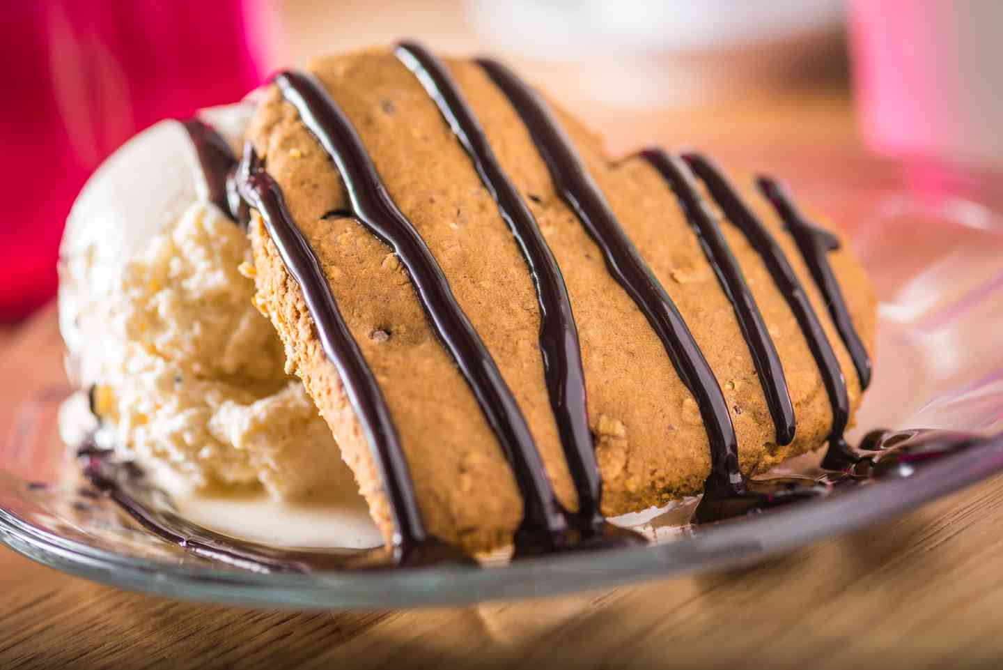 Vegan Pumpkin Chocolate Chip Cookie a la Mode