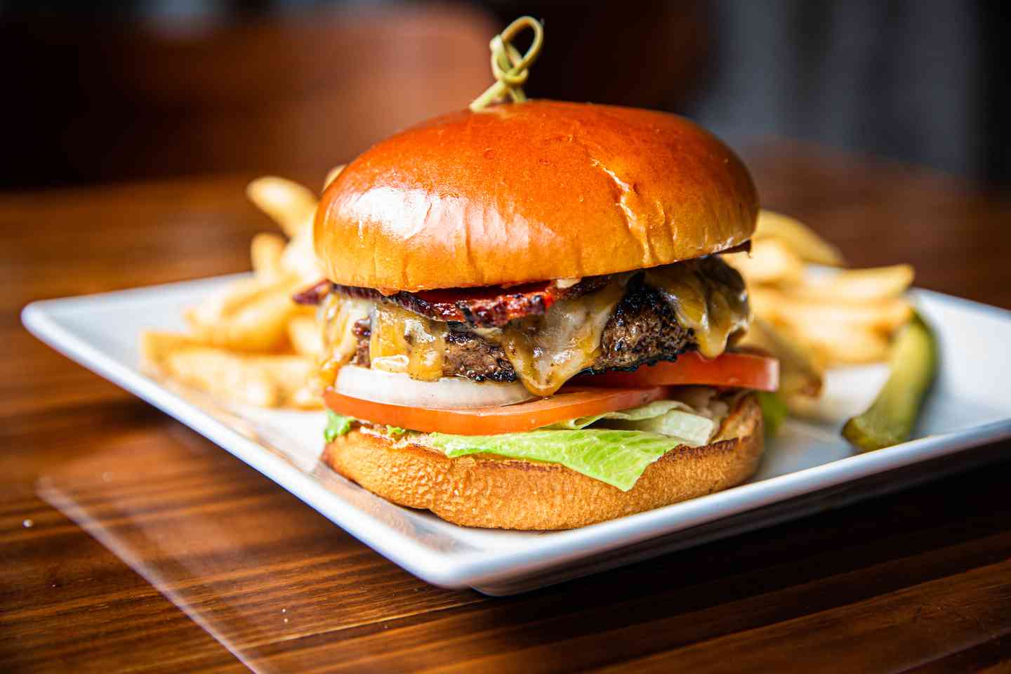 1/2 Pound Wagyu Burger Deluxe - Dinner Menu - Axe & Arrow Gastropub ...