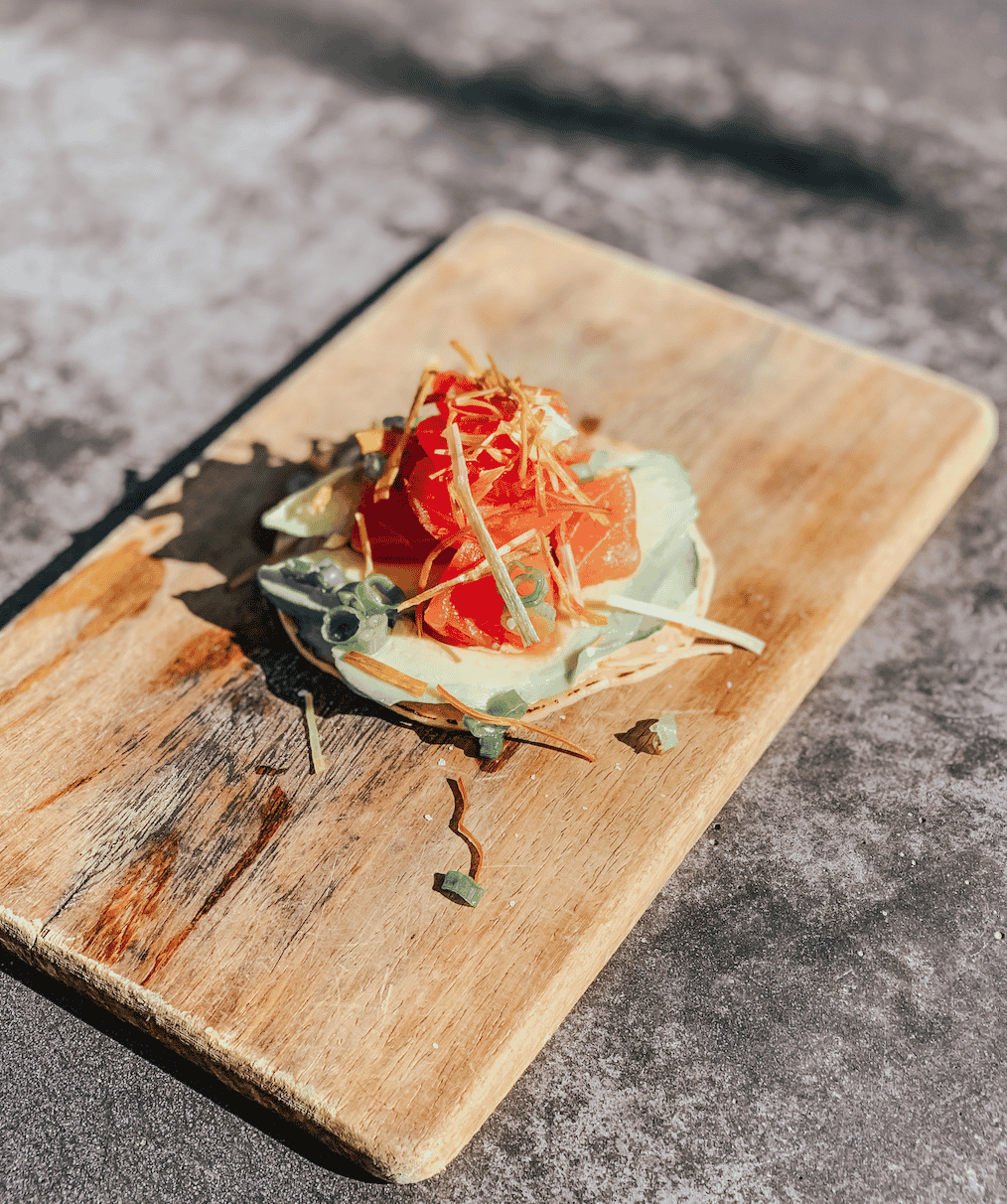 Tuna Tostada