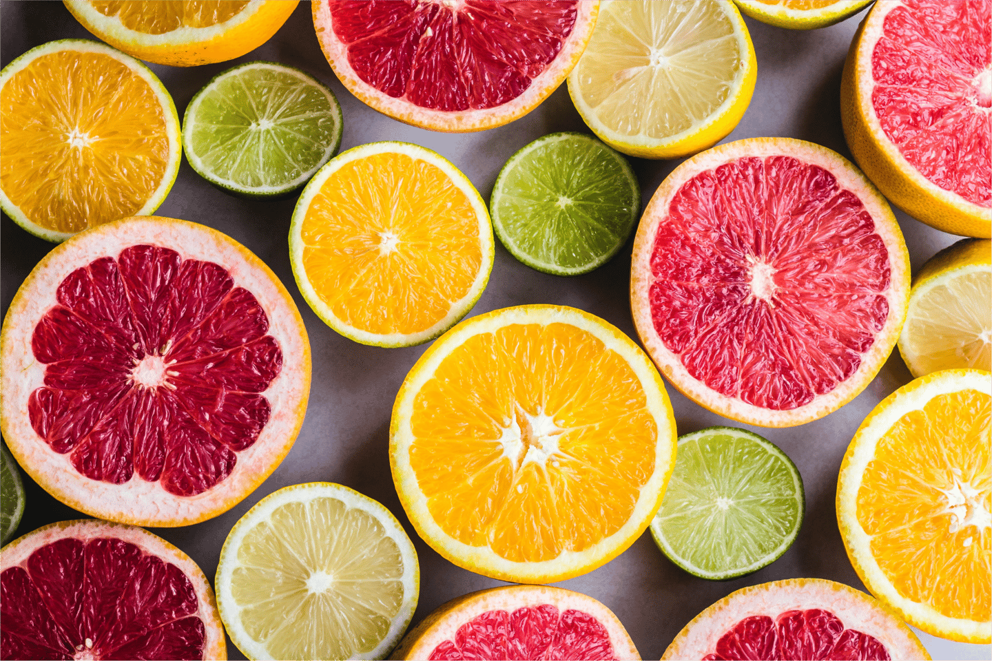 sliced citrus fruit