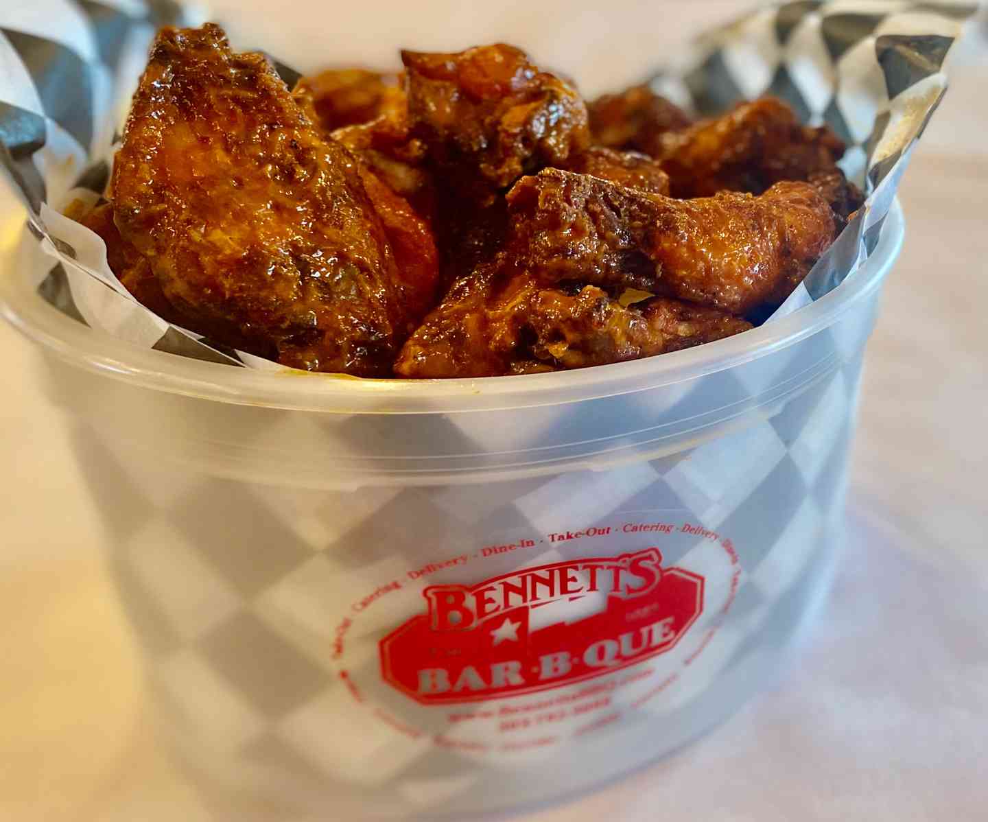 Bucket O' Hickory Smoked Chicken Wings