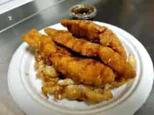 Chicken Finger Funnel Cake