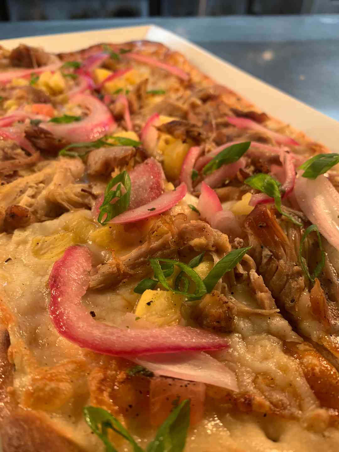 BBQ Chicken Hawaiian Flatbread