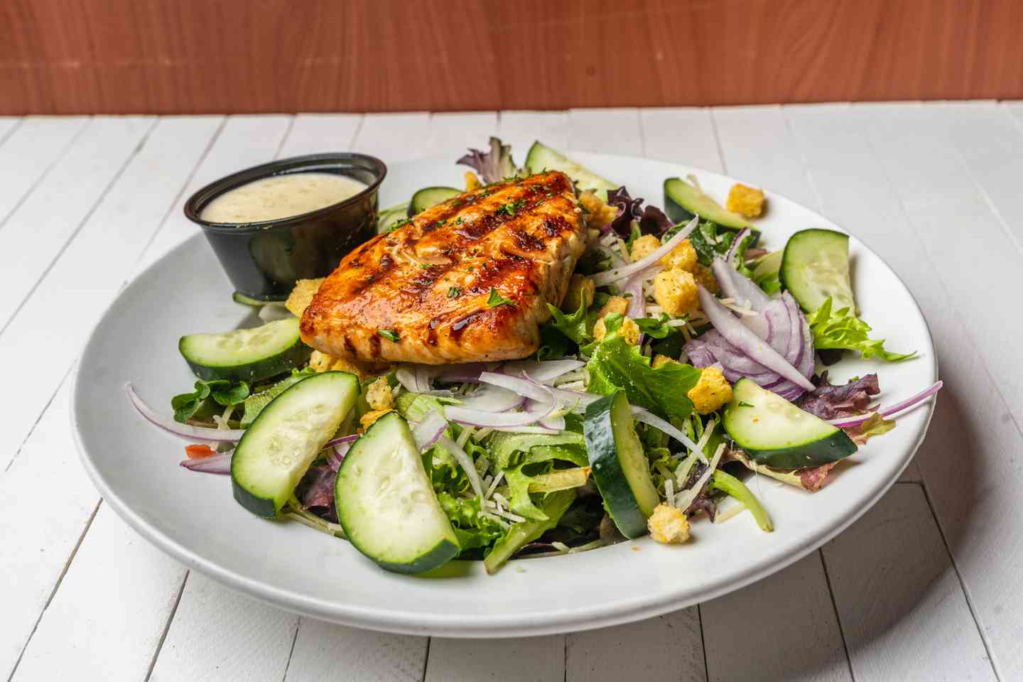 Blackened Salmon Salad