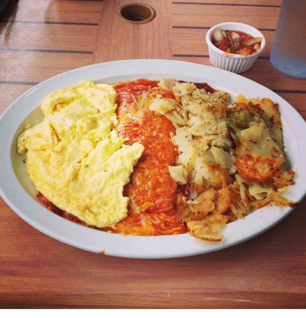 Enchilada and Eggs