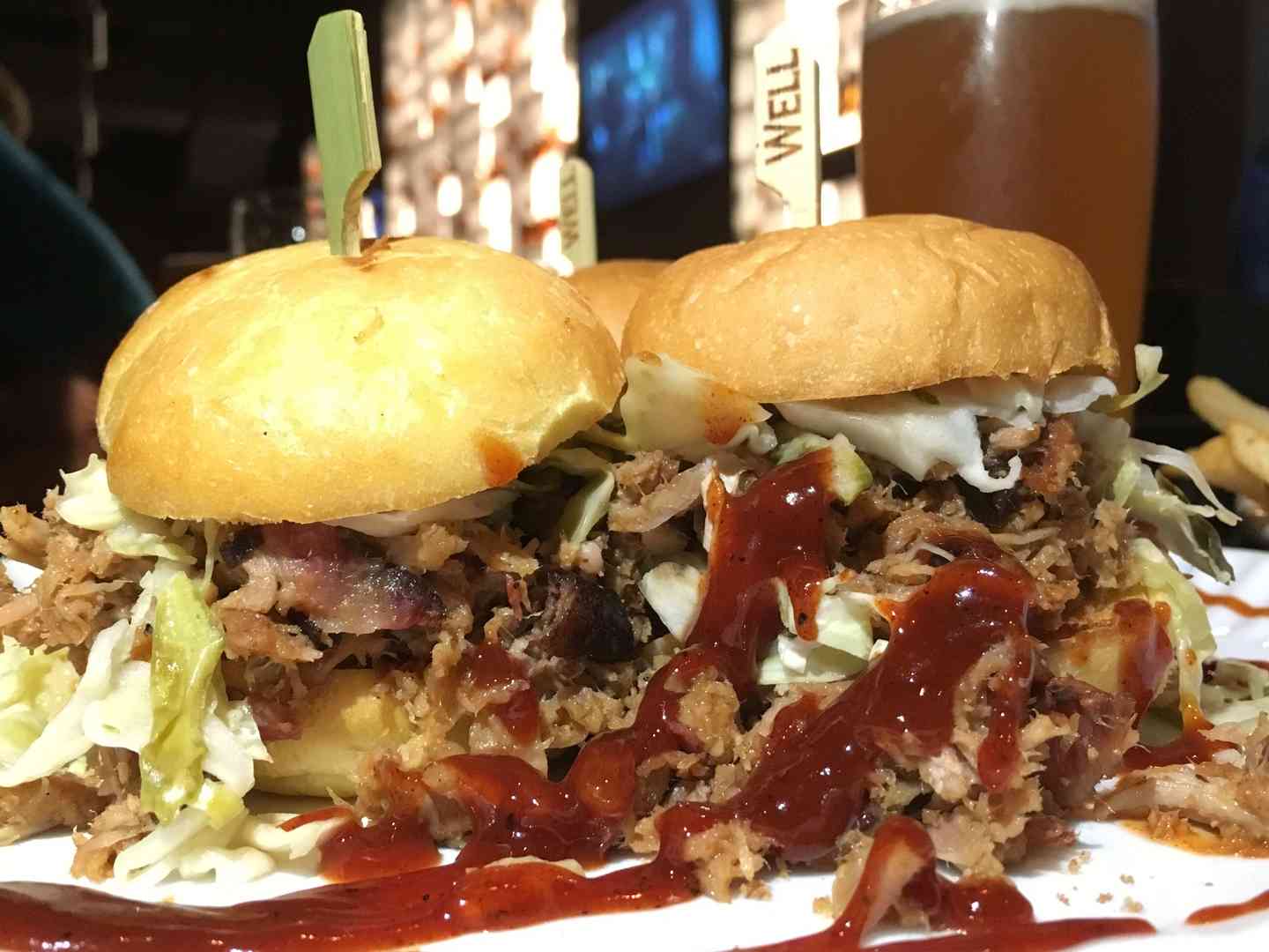 Reception Menu Brother John's Beer Bourbon & BBQ Barbecue