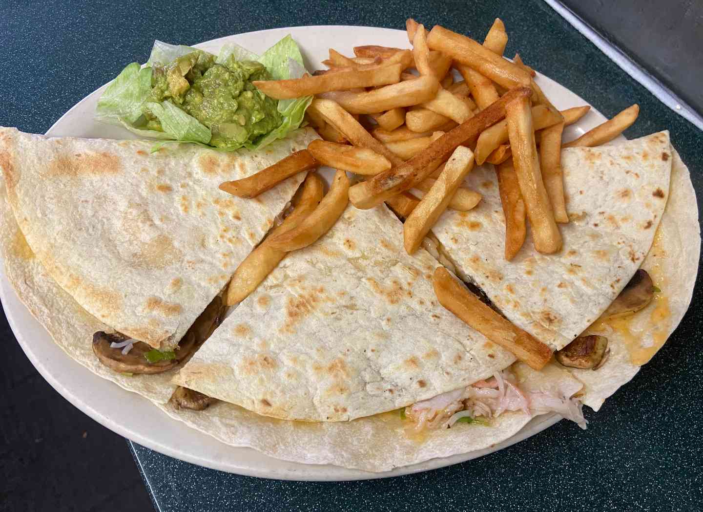 Crab and Shrimp Quesadilla