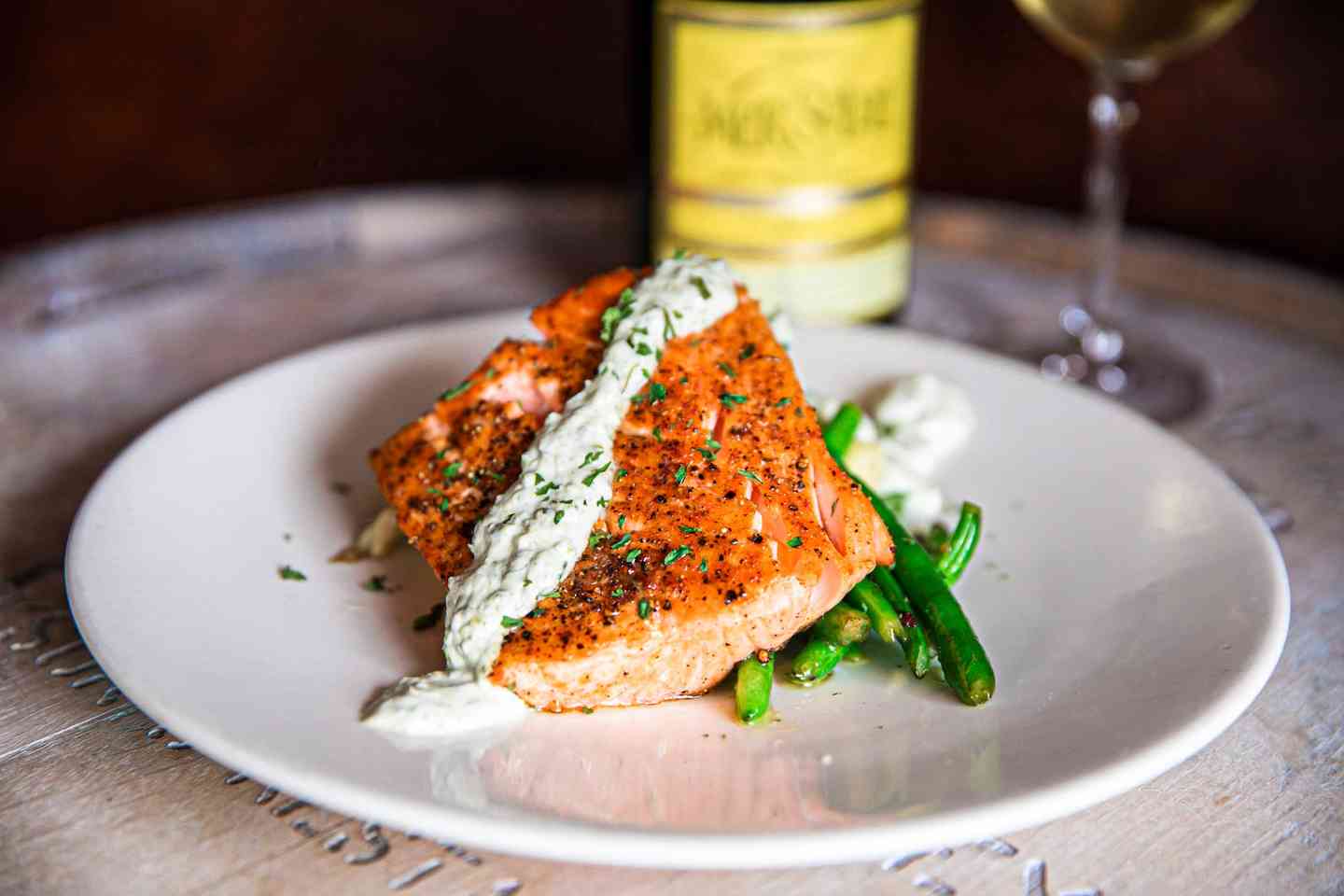 Pan-Seared King Salmon