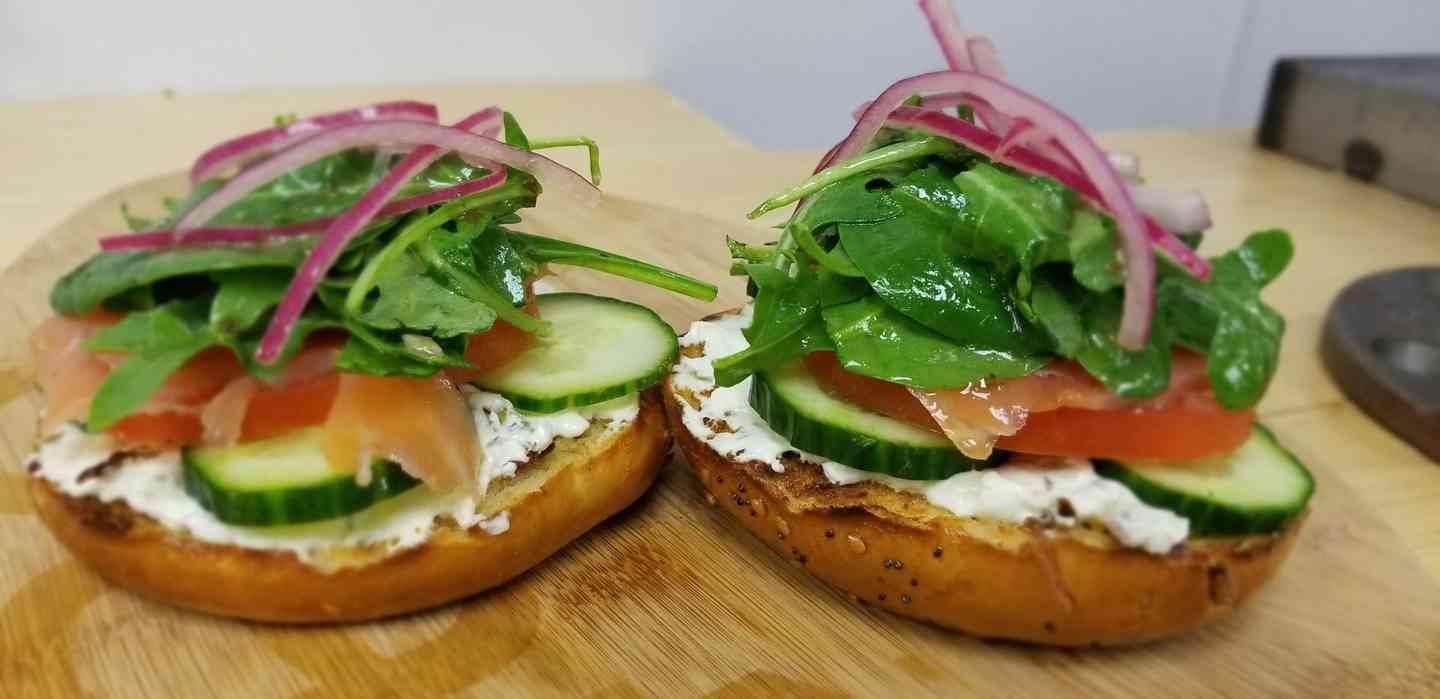 Deluxe Salmon Bagel