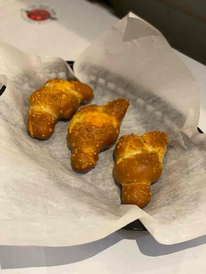 Pimento Stuffed Pretzel Knots