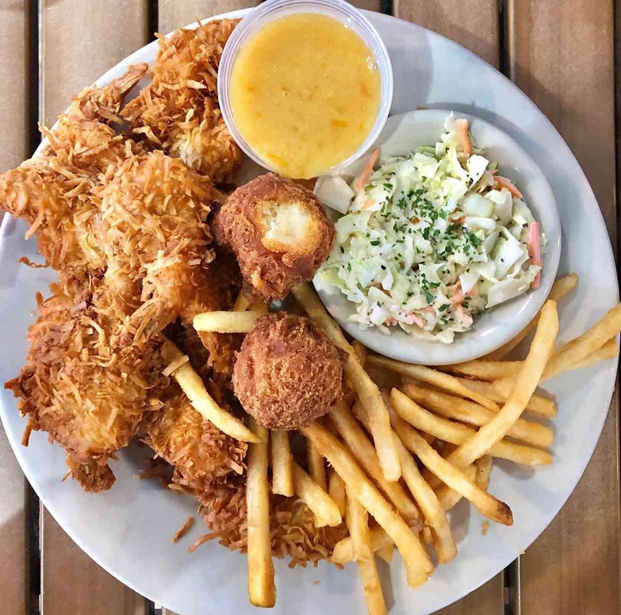 Joe's Coconut Shrimp Platter