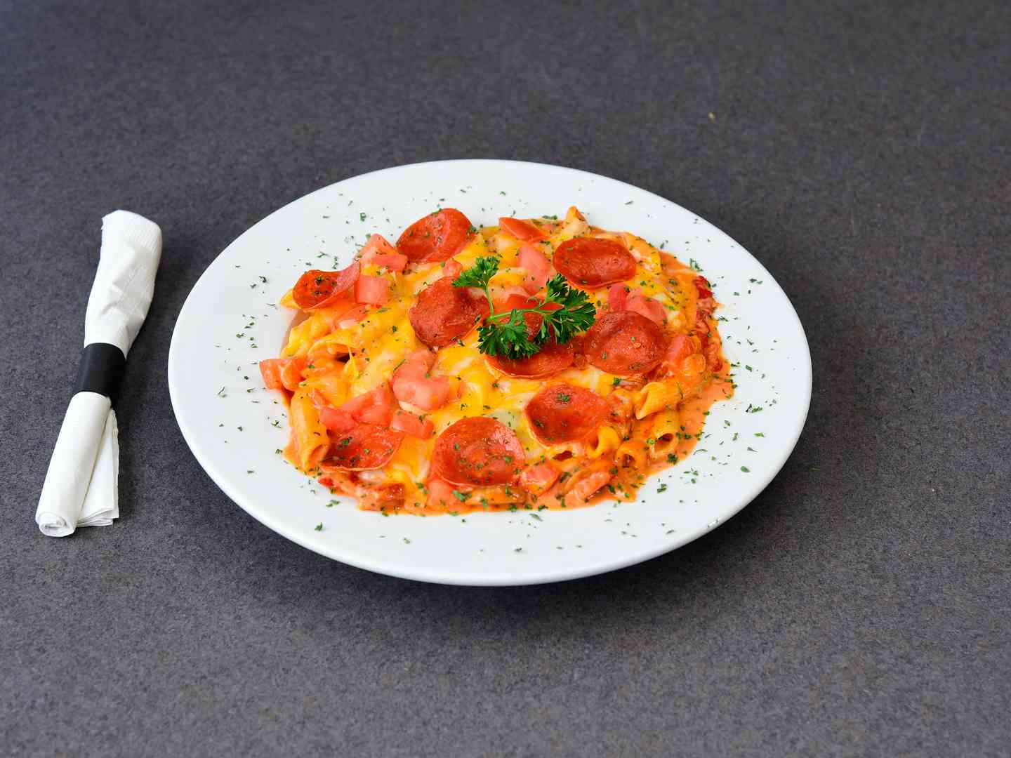Pepperoni Pasta with Chicken