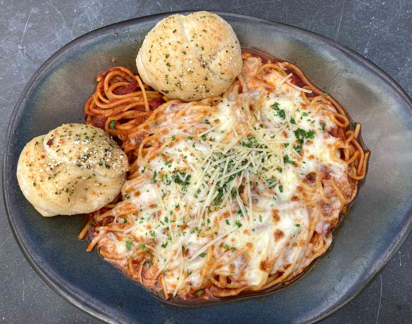 Baked Spaghetti Parmigiana
