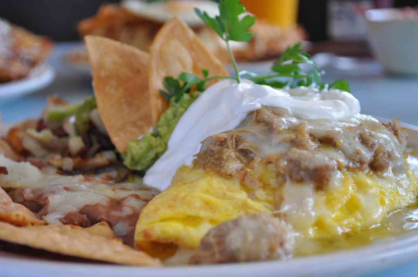 Chile Verde Omelette