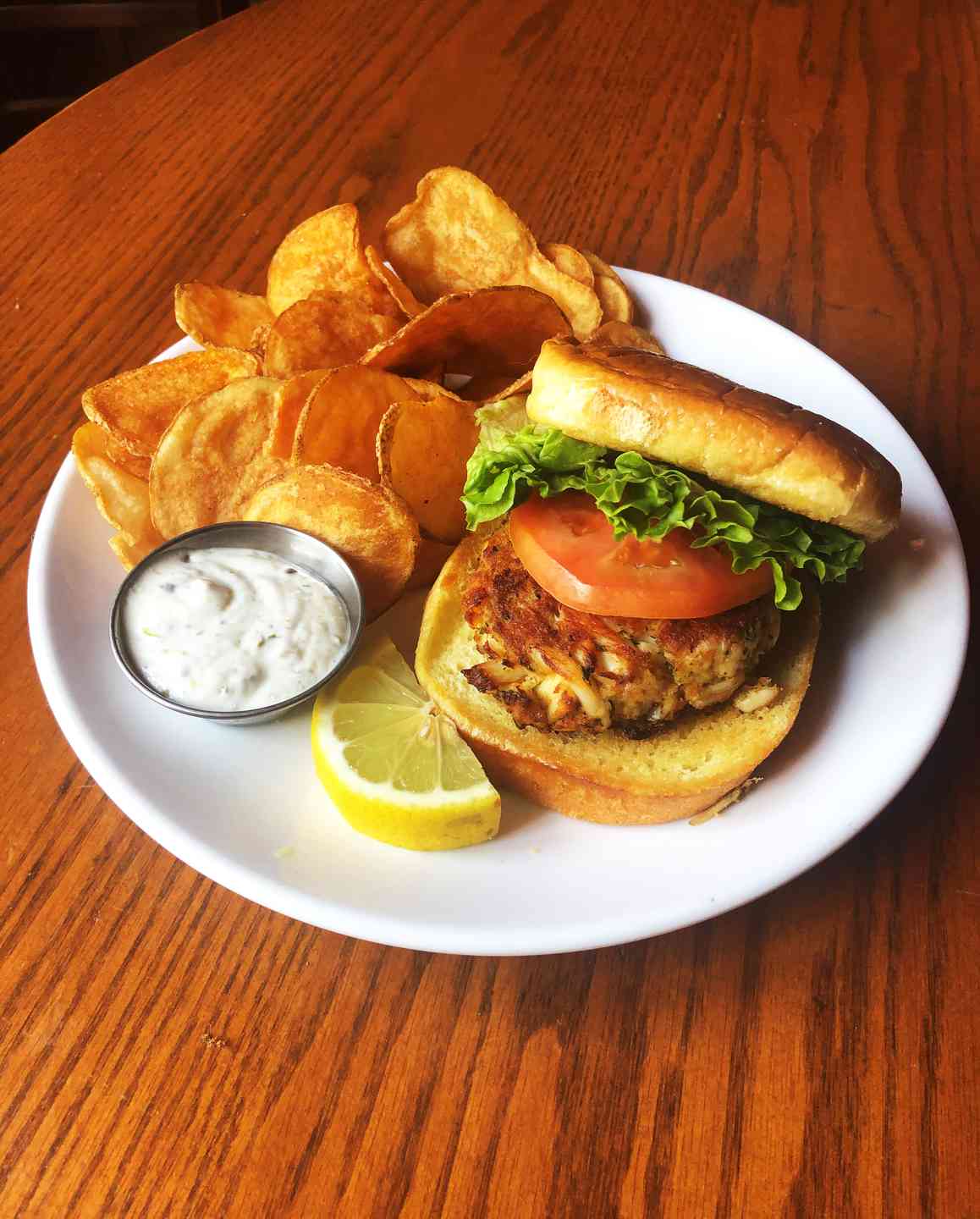 Jumbo Lump Crab Cake Sandwich