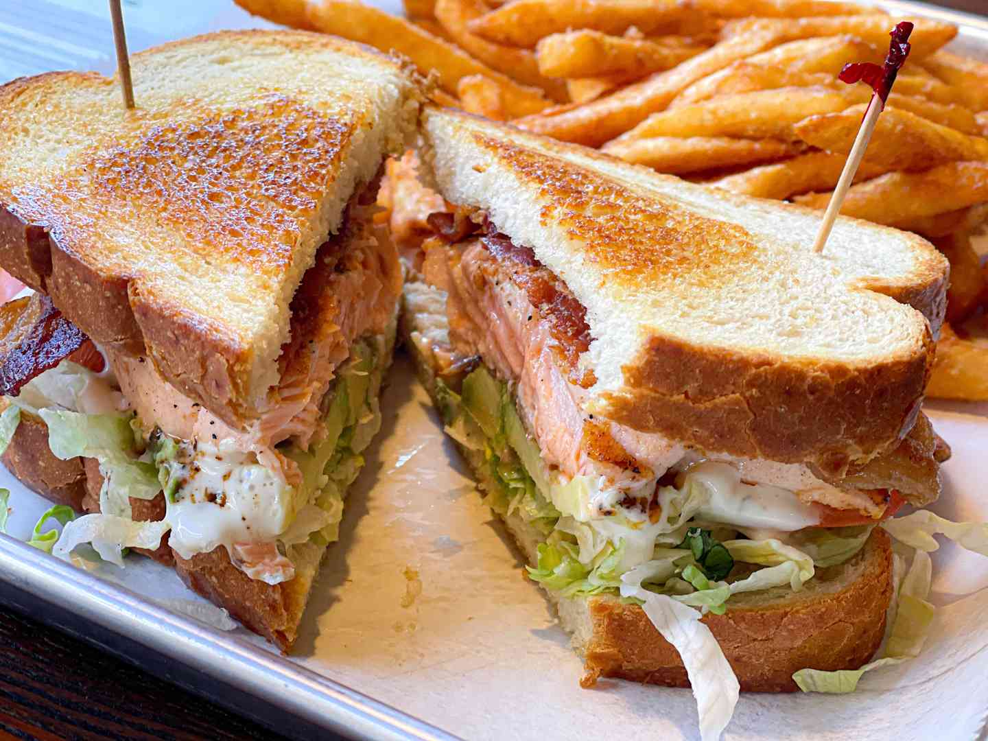Salmon BLT