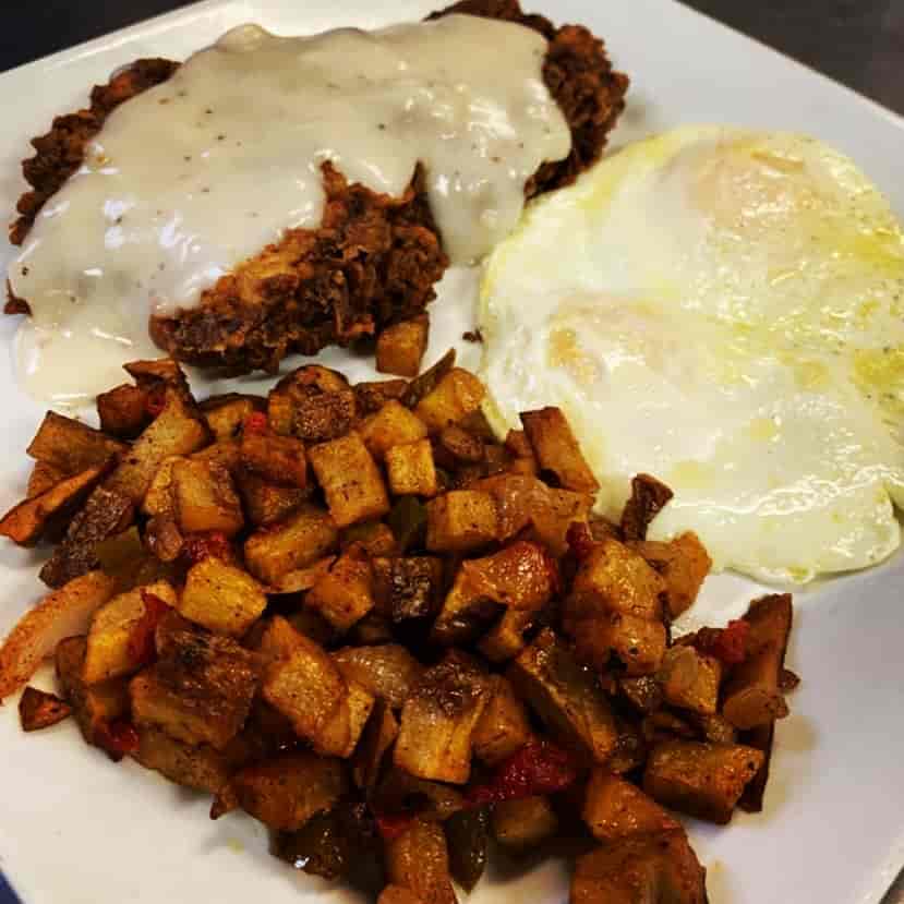Chicken Fried Steak & Eggs