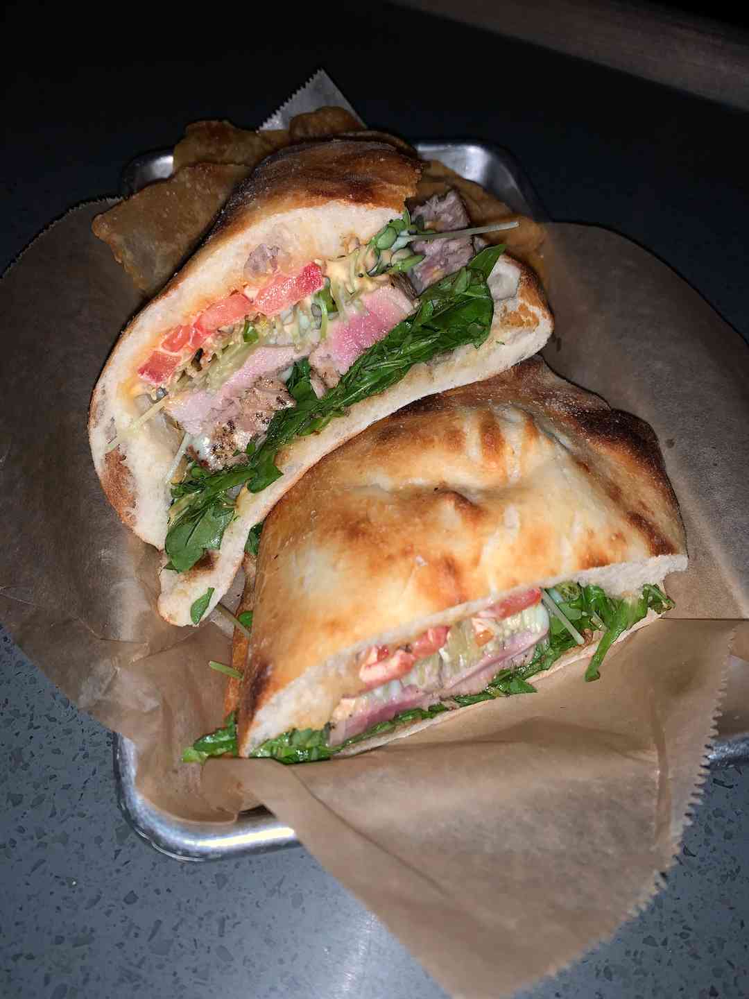 SEARED AHI SANDWICH