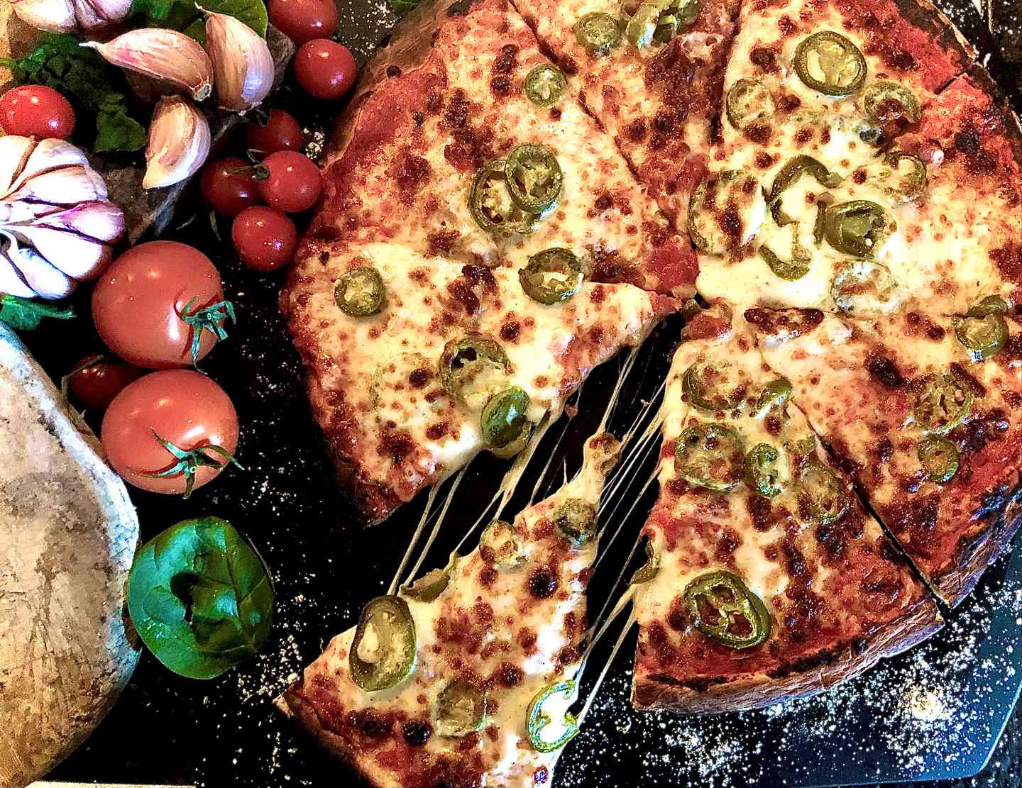 Hot Wood- Cheese Pull-Menu