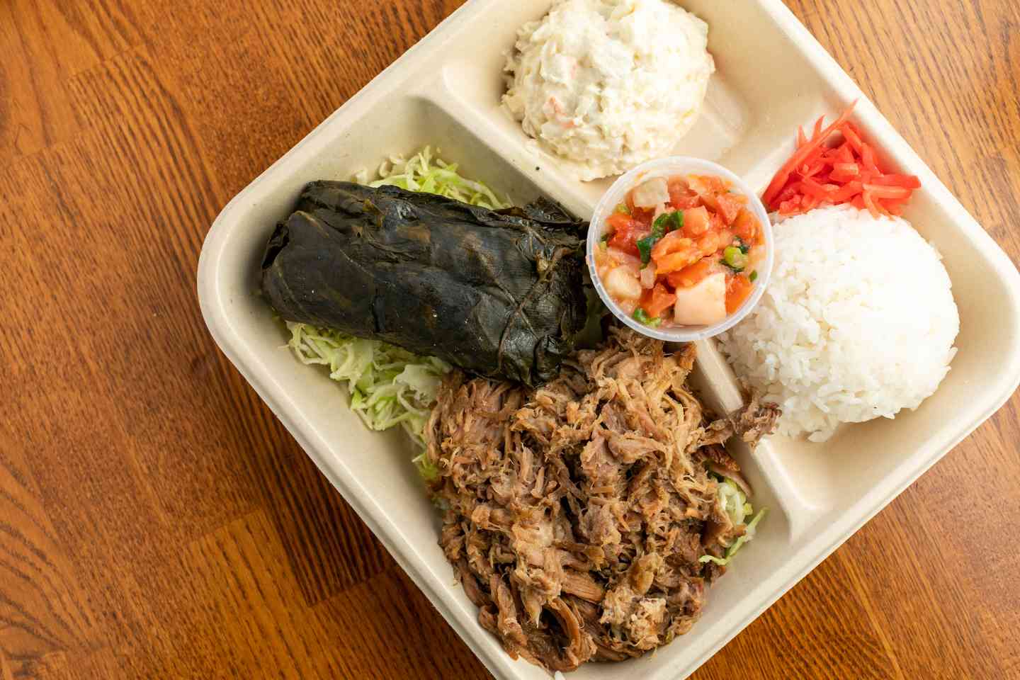 Lau Lau, Kalua Pork, Lomi Salmon