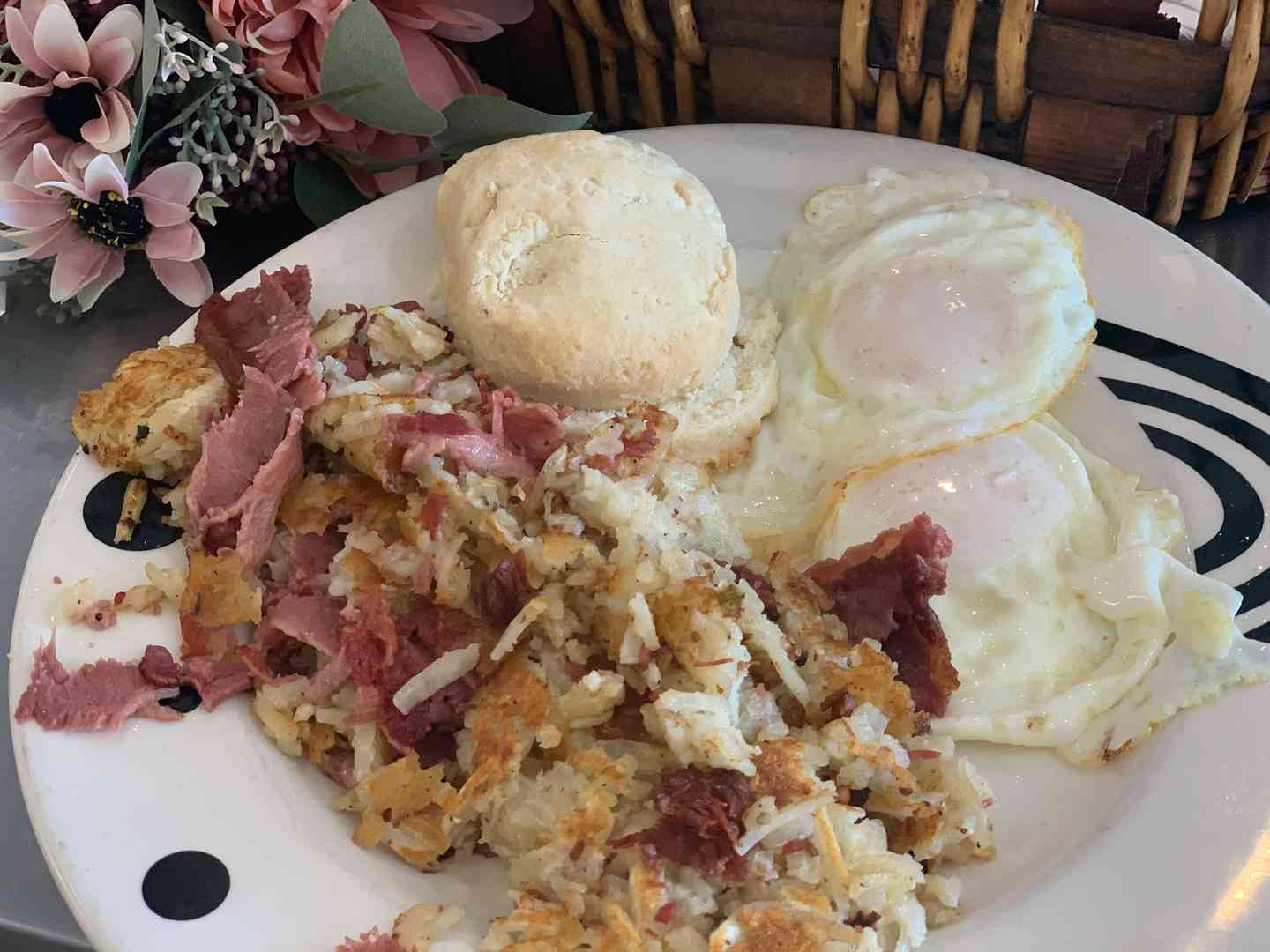 Corn Beef Hash n Eggs