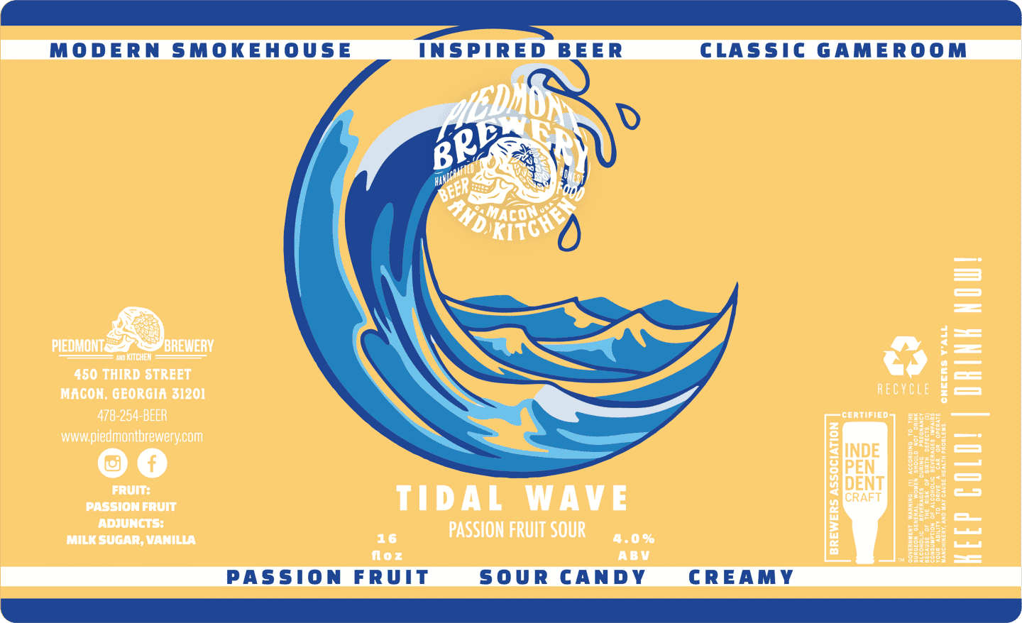 Tidal Wave Passionfruit Smoothie Sour