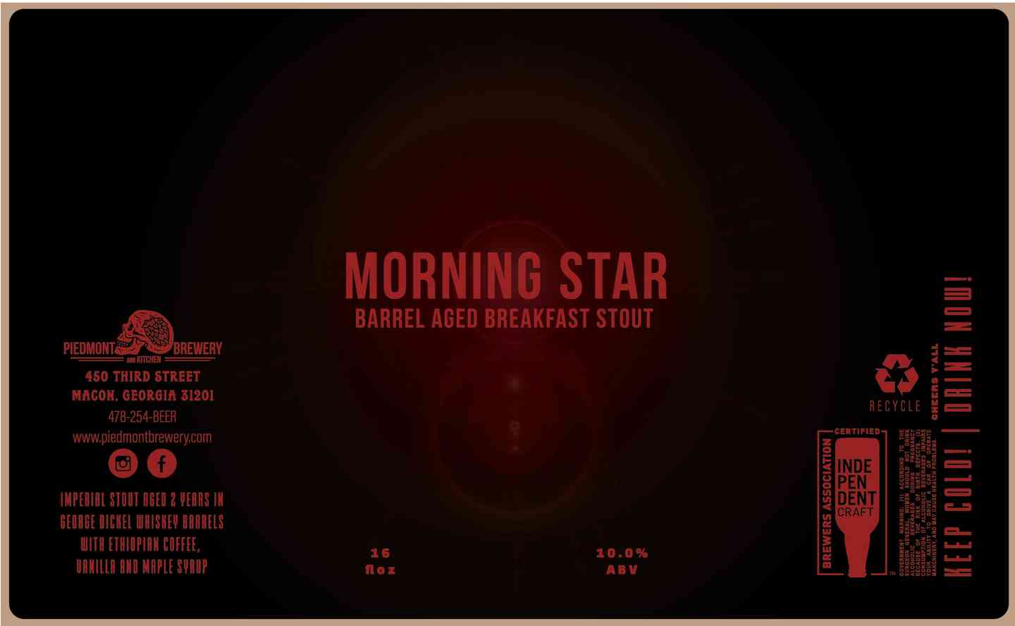 Morning Star George Dickel Barrel-Aged Breakfast Stout