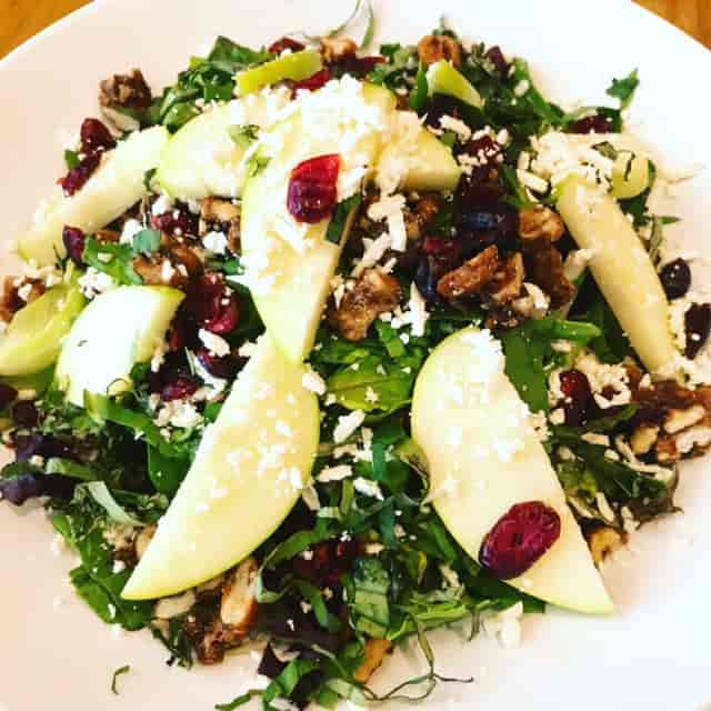 Apple Walnut Cranberry Salad