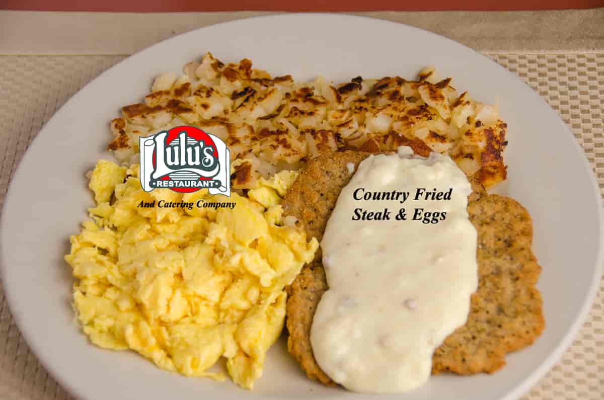 Country Fried Steak And Eggs