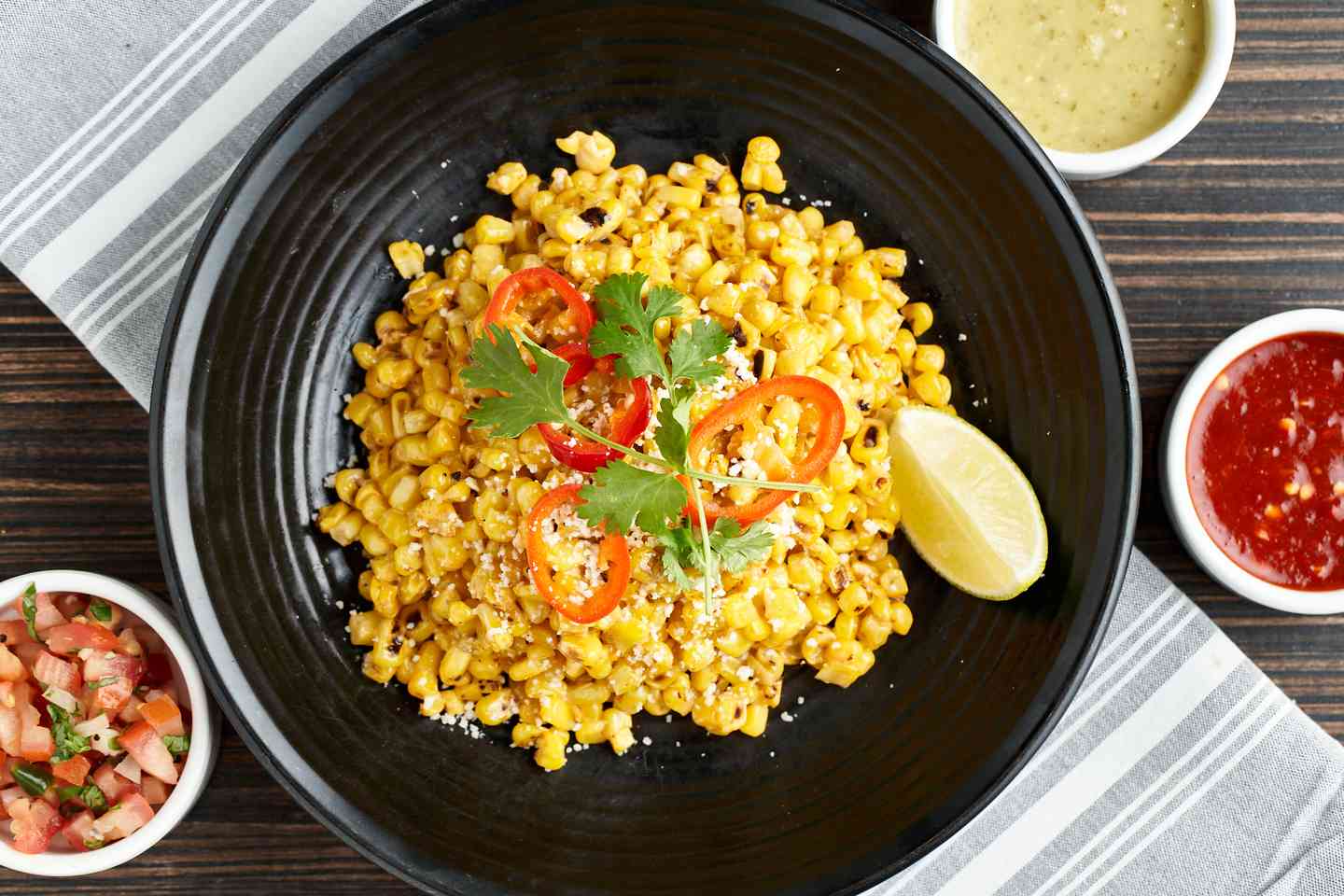 WOK-CHARRED STREET CORN