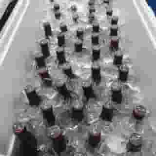 cooler of beer