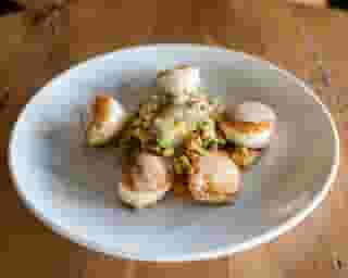 Wood Fired Scallops